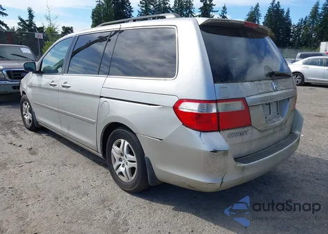 2007 Honda Odyssey Ex-L из США, поврежденный, VIN 5FNRL38637B461178